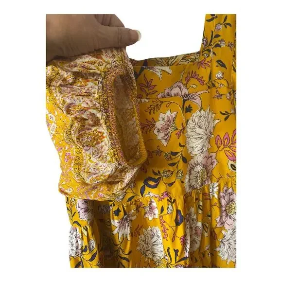 Band of Gypsies Collective Women's Size Medium Fit Flare Mini Flounced Dress NWT - Picture 2 of 7